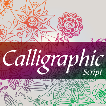 Calligraphic+Script+Pro